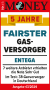 Focus Money Auszeichnung für 5 Jahre fairster Gas-Versorger