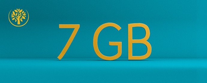 7 GB Datenvolumen inklusive