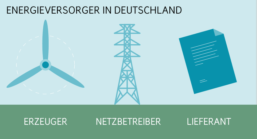 Energieversorger in Deutschland: Versorger und Netzbetreiber