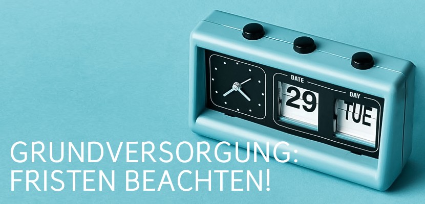 Grundversorgung Strom: Fristen beachten!