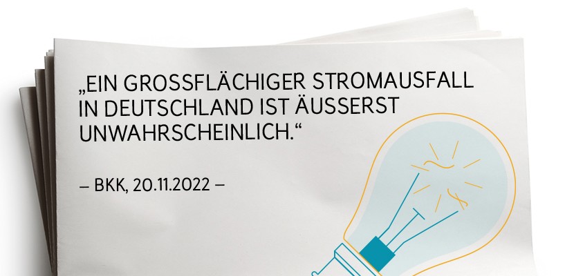 Stromausfall in Deutschland: Aktuell äußerst unwahrscheinlich