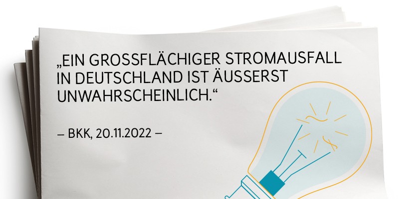 Stromausfall in Deutschland: Aktuell äußerst unwahrscheinlich
