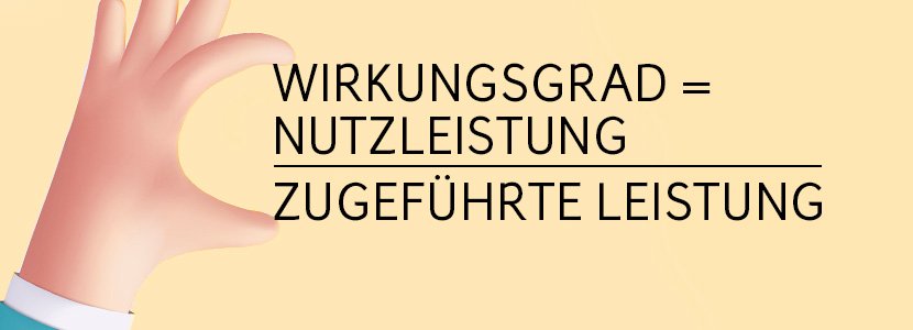 „Wirkungsgrad Wärmepumpe“: einfache Formel 