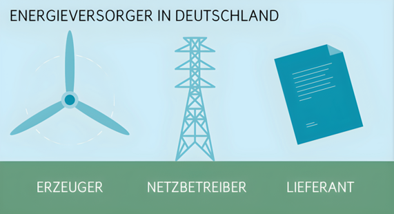 Energieversorger in Deutschland: Versorger und Netzbetreiber