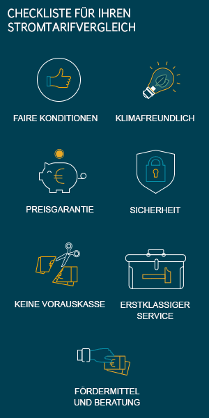 Billiger Strom: Checkliste für Ihren Vergleich